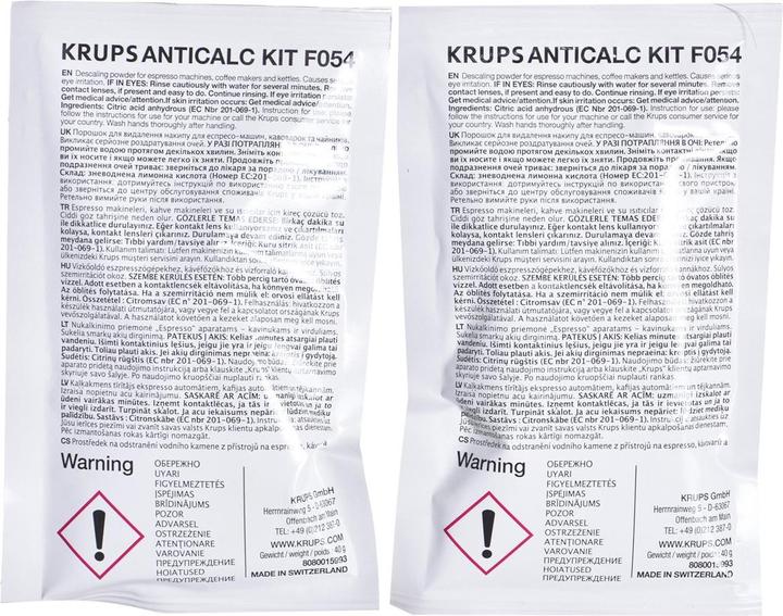 Nutritional values and ingredients Krups Descaling set (80 ml)