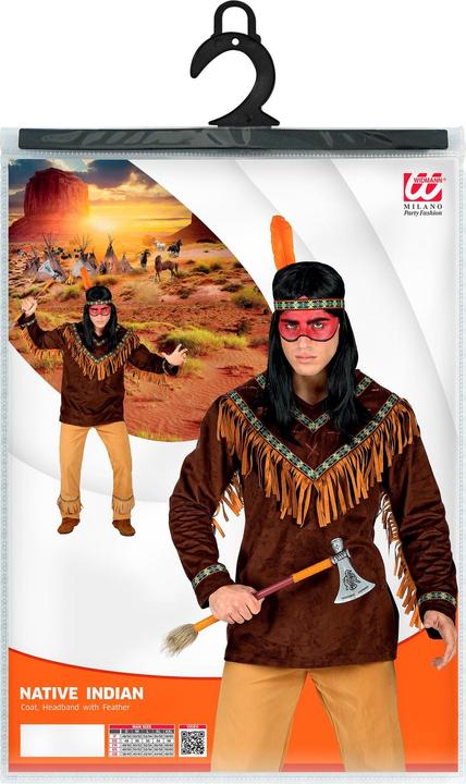 Produktbild Widmann INDIANER (Oberteil, Stirnband mit Feder), XL (XL)