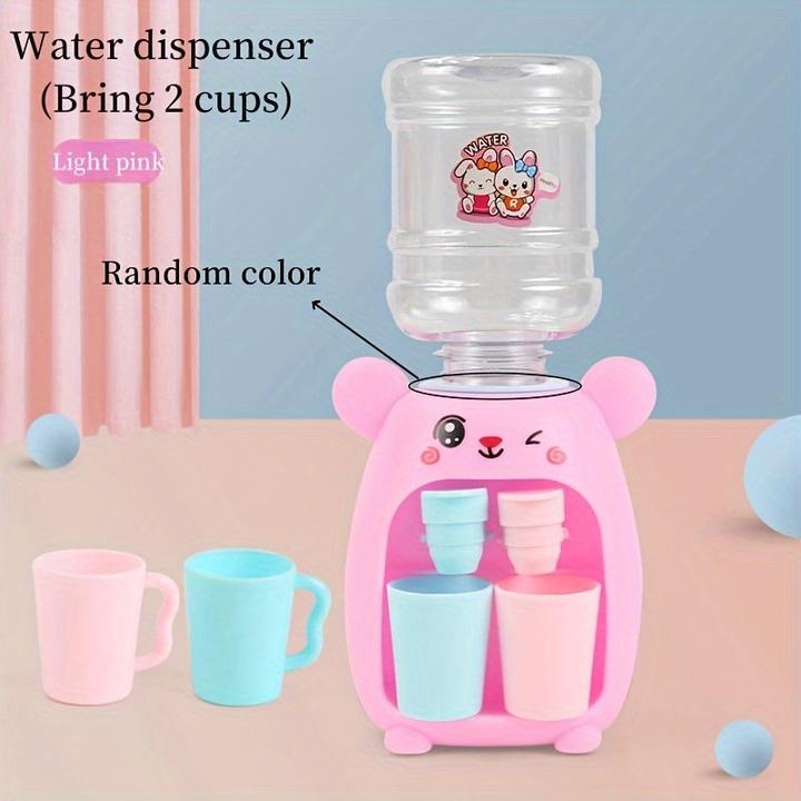 Activity Board Role-play water dispenser, water dispenser with double water outlet, mini drink juicer