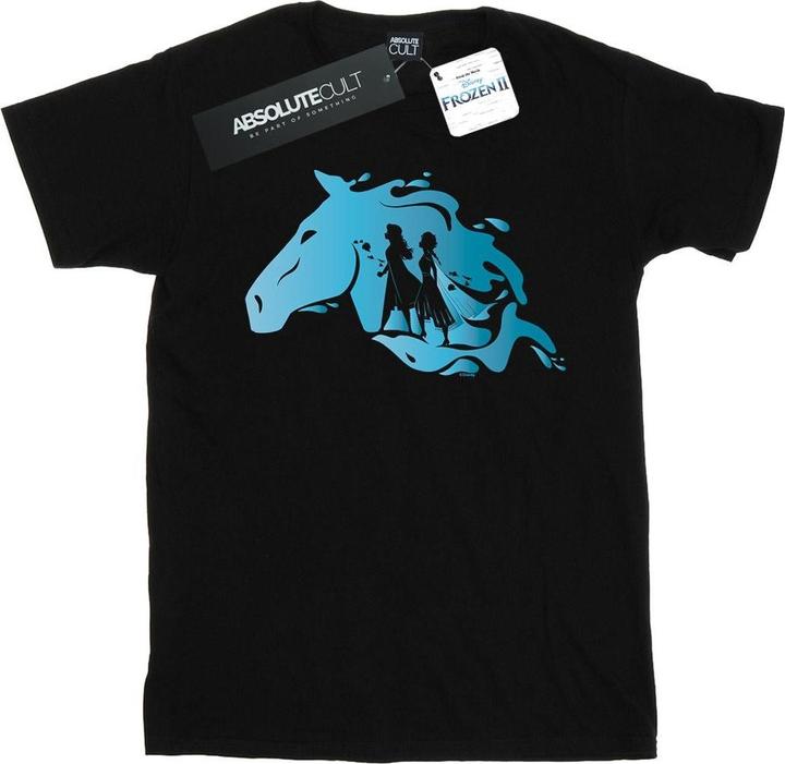 Actual product image Disney Mens Frozen 2 Nokk Silhouette T-Shirt (5XL)