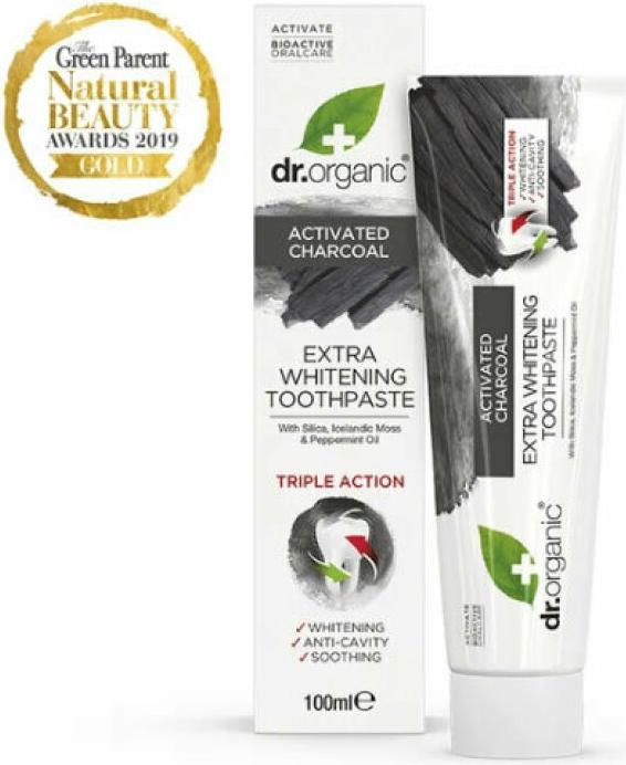 Immagine prodotto Dr. Organic CARBÓN pasta de dientes 100 ml (100 ml)