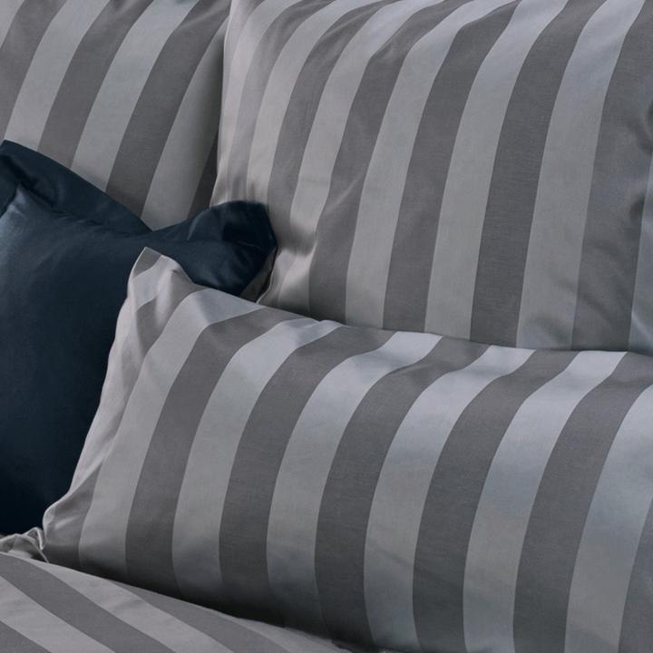 Immagine prodotto Curt Bauer Biancheria da letto damascata Como grigio acciaio (Copripiumino, 135x200 cm (80x80 cm))