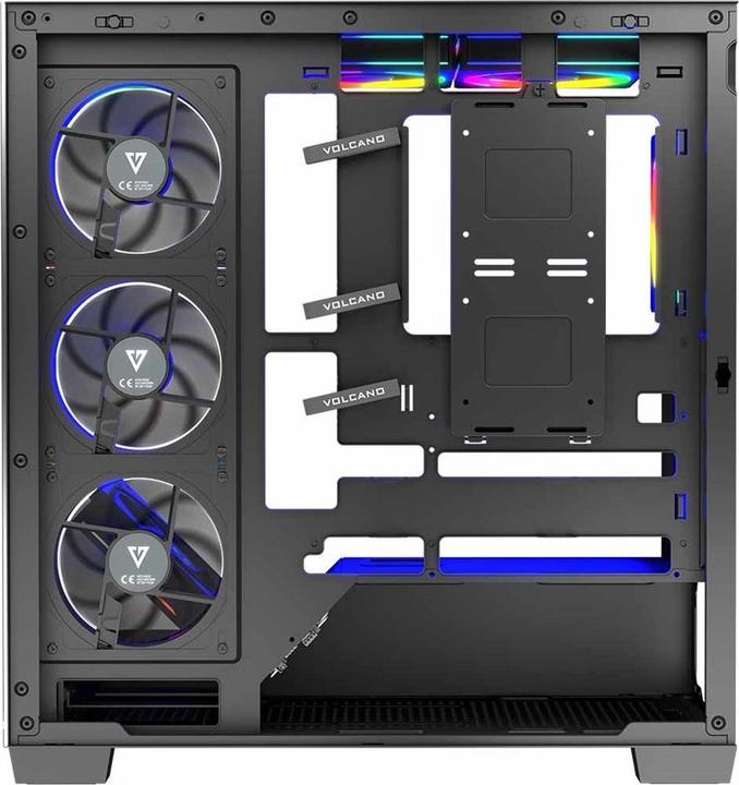 Image du produit Modecom Computergehäuse VOLCANO STELLAR ARGB MIDI 8F (Mini-ITX, mATX, ATX)