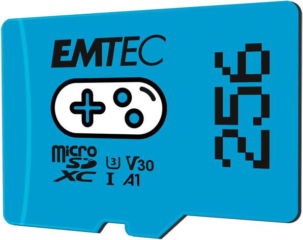 Emtec Gaming (256 GB, microSDXC, U3, UHS-I)