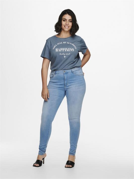 Actual product image Only Curvy CarAugusta HW Skinny Fit Jeans (W54/L32)