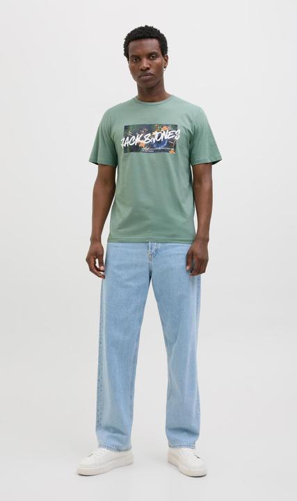 Actual product image Jack & Jones Jjhawaii Shape Tee Ss Crew Neck Ln (S)