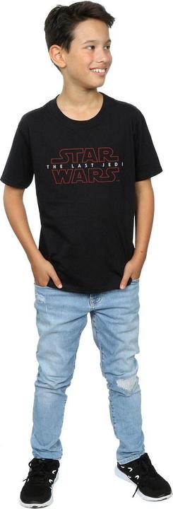 Actual product image Star Wars Boys The Last Jedi Logo T-Shirt (140, 146)