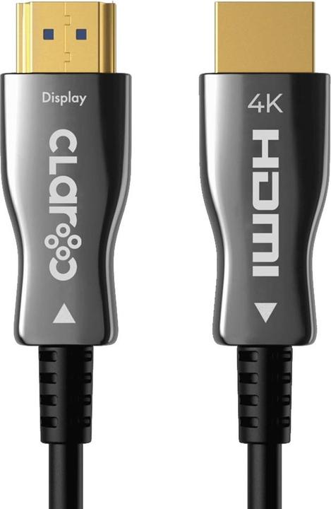 Image du produit Claro HDMI CABLE FIBER OPTIC AOC 2.0 4K 10M - Câble - Numérique/Affichage/Vidéo (10 m, HDMI)