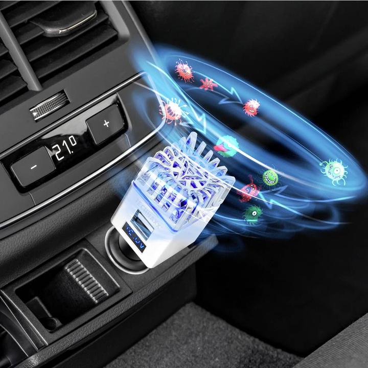 Produktbild Technaxx Ionisator Auto Luftreiniger für 12/24V 2x USB TX 130
