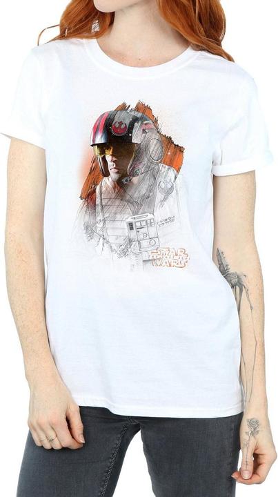 Produktbild Star Wars The Last Jedi Poe Dameron Brushed TShirt (3XL)