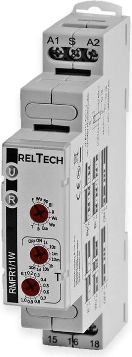 Produktbild Reltech Zeitrelais RMFR1, 1 Wechsler, 10 Funktionen