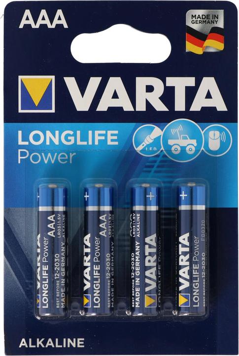 Produktbild Varta Longlife Power Micro AAA Batterien 4903 10x 4er Blisterkarte (AAA)