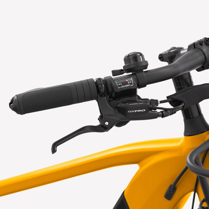 Image du produit Btwin Vélo utilitaire électrique Cargobike R500E Longtail V2 jaune