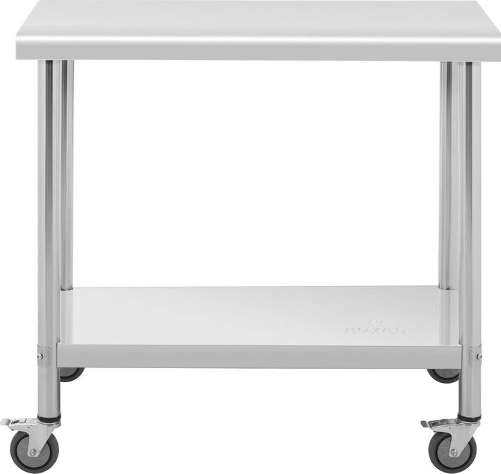 Actual product image Royal Catering Wheeled work bench - 70 x 100 cm - 155 kg load capacity - (70 cm, 100 cm)