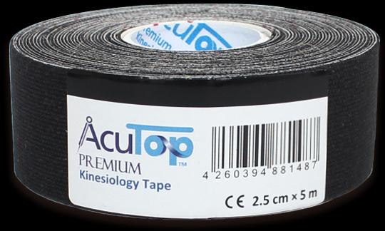 AcuTop Premium Tape S 2.5 cm x 5 m Schwarz (5 m)