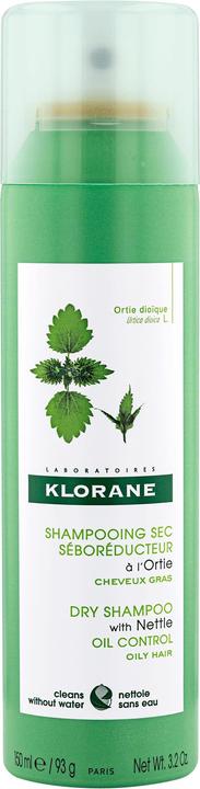 Klorane Talgregulierendes Trockenshampoo mit Brennnessel (150 ml, Trockenshampoo)