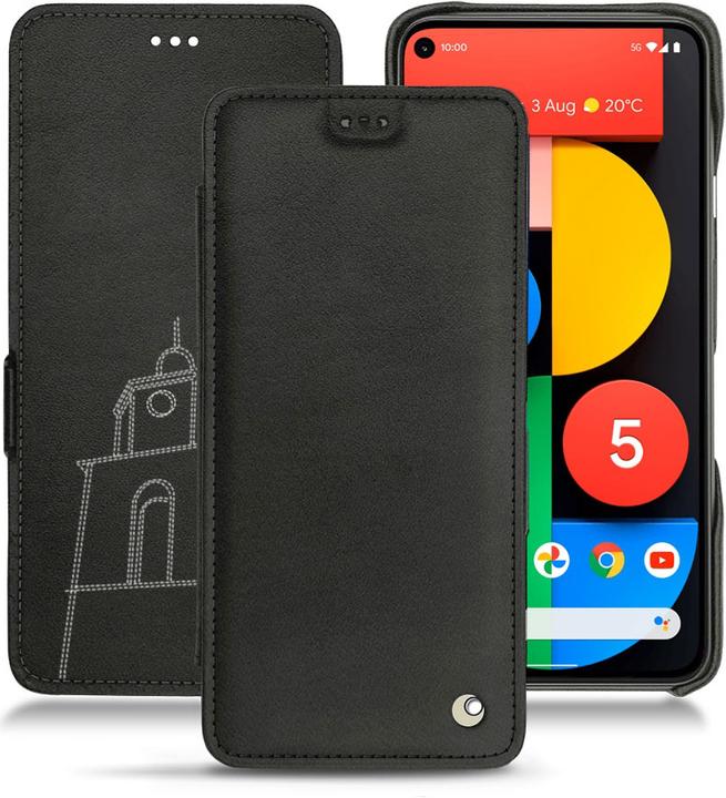 Actual product image Noreve Leather case horizontal (Google Pixel 5)