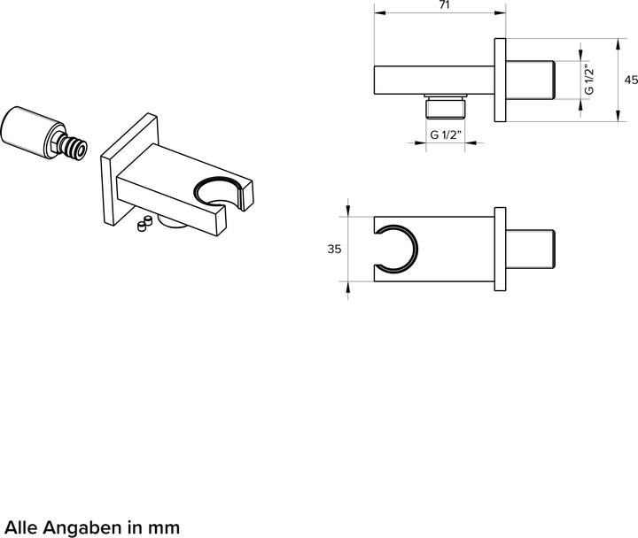 Image du produit Chris Bergen Set de douche (22.90 l/min)