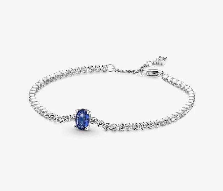 Actual product image Pandora Tennis Bracelet Sparkling Pavé (18 cm, Sterling silver 925)