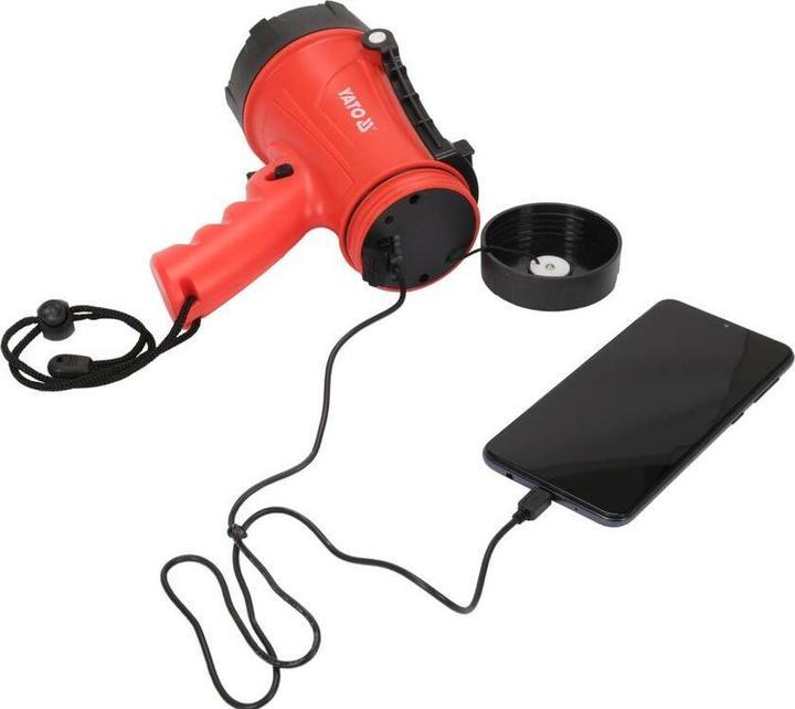 Produktbild Yato YT.LATARKA / SZPERACZ PISTOLETOWY 15W 1200LM IP68 AKU (9.30 cm, 1200 lm)
