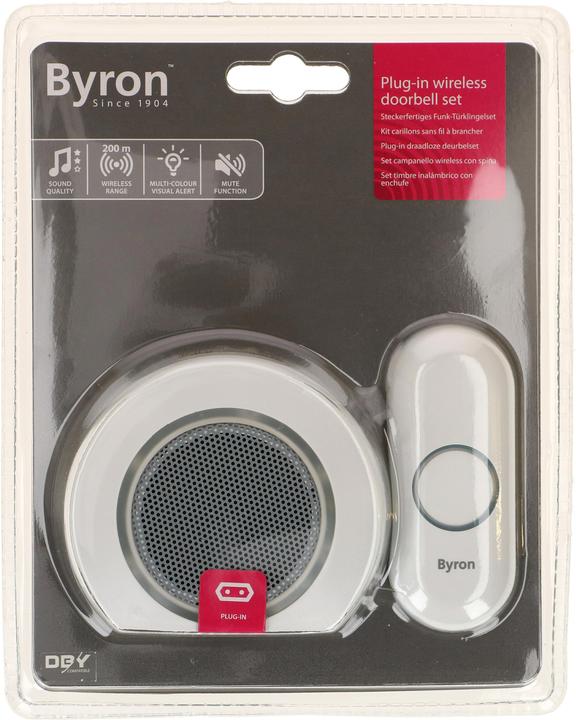 Immagine prodotto Byron Set di gong DBY-23522 Plug-In wireless (Senza fili)