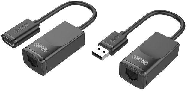 Immagine prodotto Unitek ESTENSIONE USB1.1 SU RJ45, Y-UE01001 (CAT6, 60 m)
