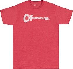 Charvel Logo T-Shirt, heather red S (S)