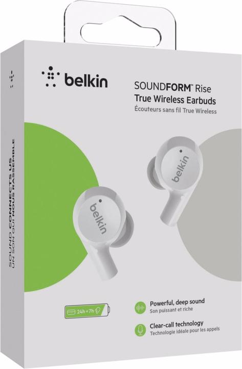 Image du produit Belkin Soundform Rise (pas de réduction du bruit, 7 h, Sans fil)