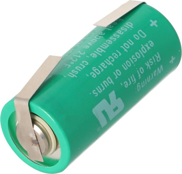 Produktbild Varta Batterie CR2/3AA, 6237 mit Lötfahne U-Form, 6237301301 (1 Stk., 2/3 AA, 1350 mAh)
