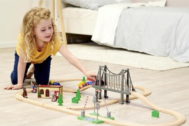 Actual product image Eichhorn EH railroad, railroad set with bridge