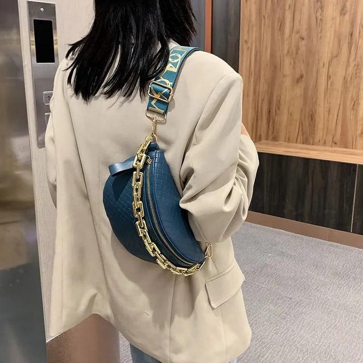 Produktbild Only-Bags.Store Chain Chest Bags Hochwertige PU Umhängetasche Niedliche Geldbörse und Handtasche Crossbody Bag