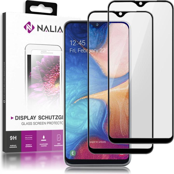 Actual product image Nalia (2-pack) Protective glass (1 Piece, Samsung Galaxy A20e)