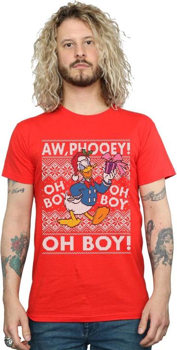 Image du produit Disney - T-shirt DONALD DUCK CHRISTMAS FAIR ISLE - Homme (L)