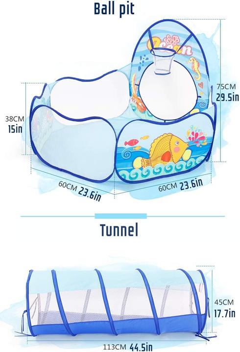 Produktbild Benebomo Spielzelt mit Tunnel