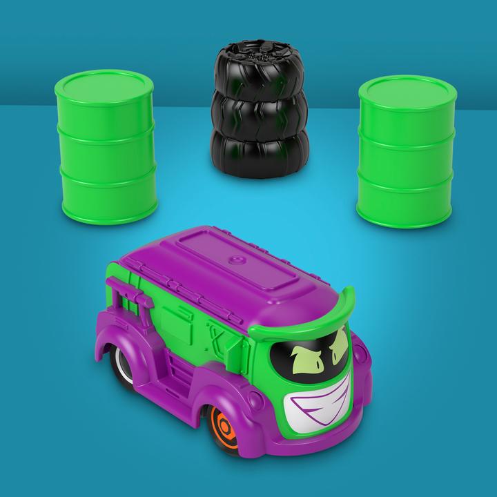 Actual product image Fisher-Price DC Batwheels toy car playset Legion of Zoom