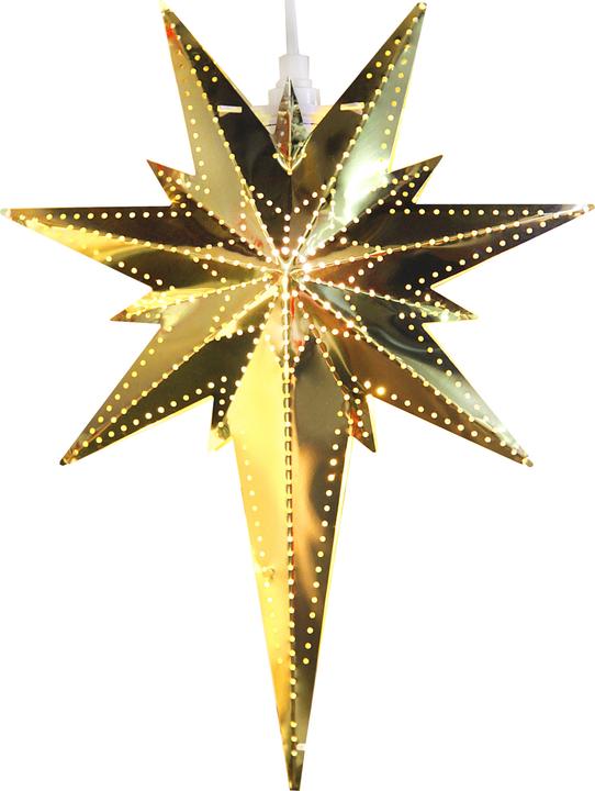Immagine prodotto Star Trading LED Stella di Betlemme 35 cm, metallo, ottone