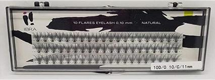 Ibra Naturals Tufts Of False Eyelashes 0.10-11Mm (Künstliche Wimpern)