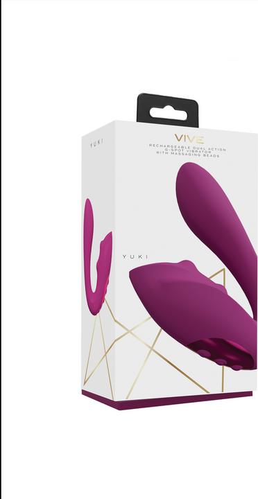 Shots Yuki - Rechargeable Dual Motor - G-Spot Vibrator with Massaging Beads