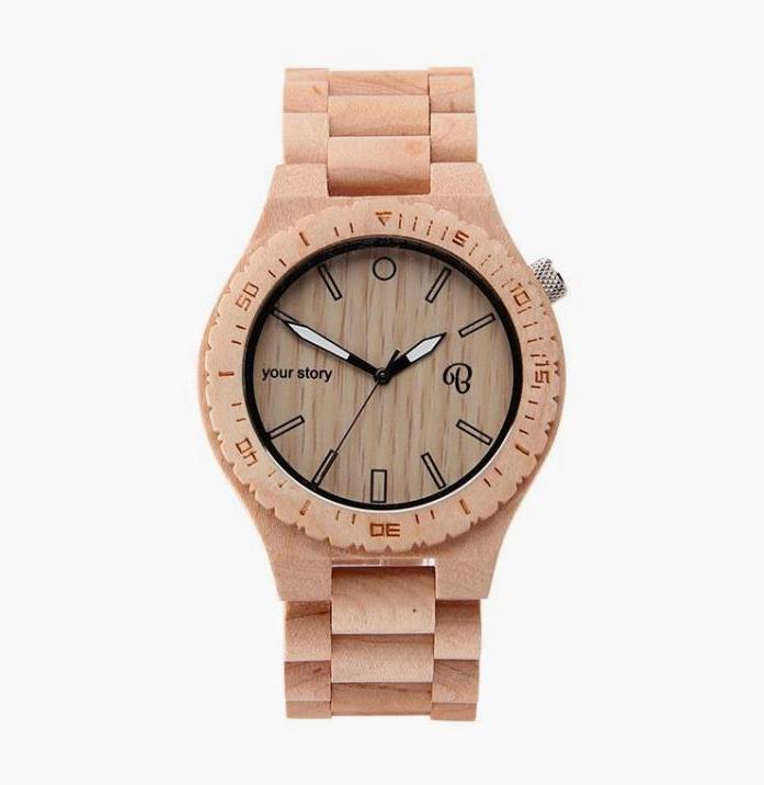 Actual product image Bambuu Wooden clock (Analogue wristwatch, 46 mm)