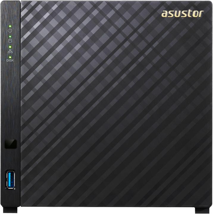 Produktbild ASUS AS1004T - Speicherserver - Marvell Armada 385 - Armada 385 - Schwarz
