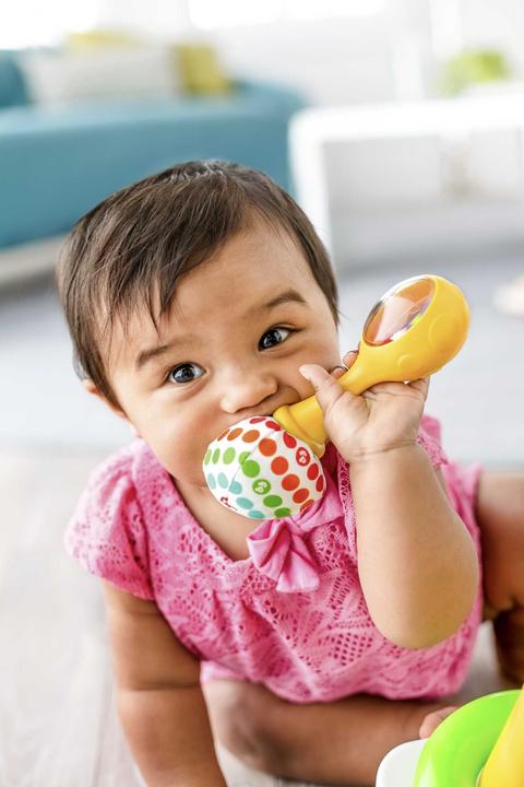 Image du produit Fisher-Price Mes Premières Maracas - Instrument de Musique Bébé - 3 mois et +