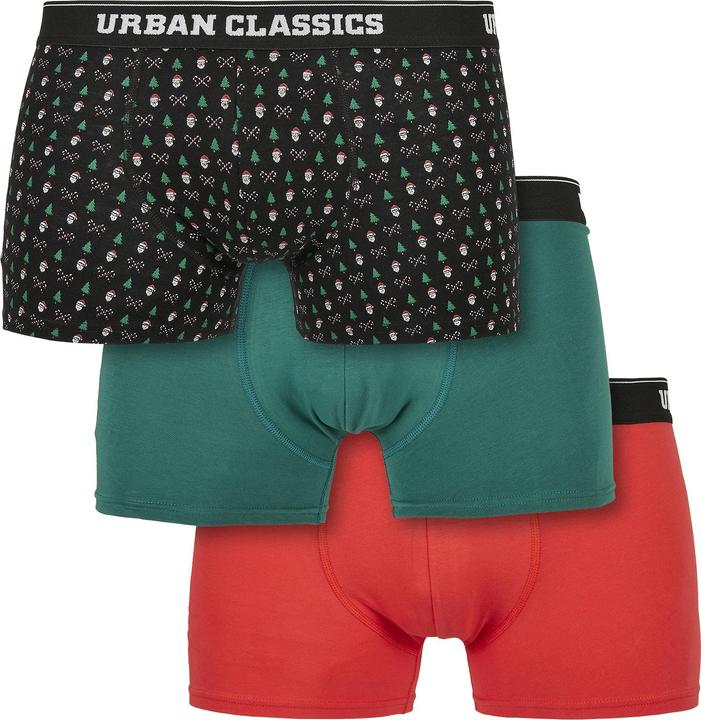 Image du produit Urban Classics Organic X-Mas Boxer Shorts 3-Pack (3XL, Lot de 3)