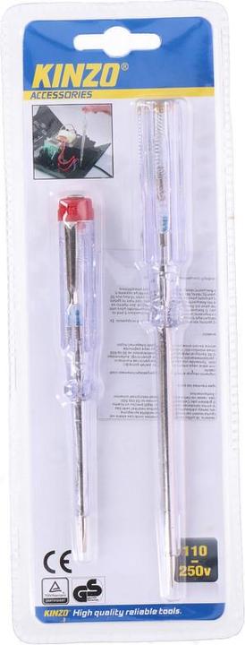 Actual product image Kinzo Voltage tester 2pcs 110-250V