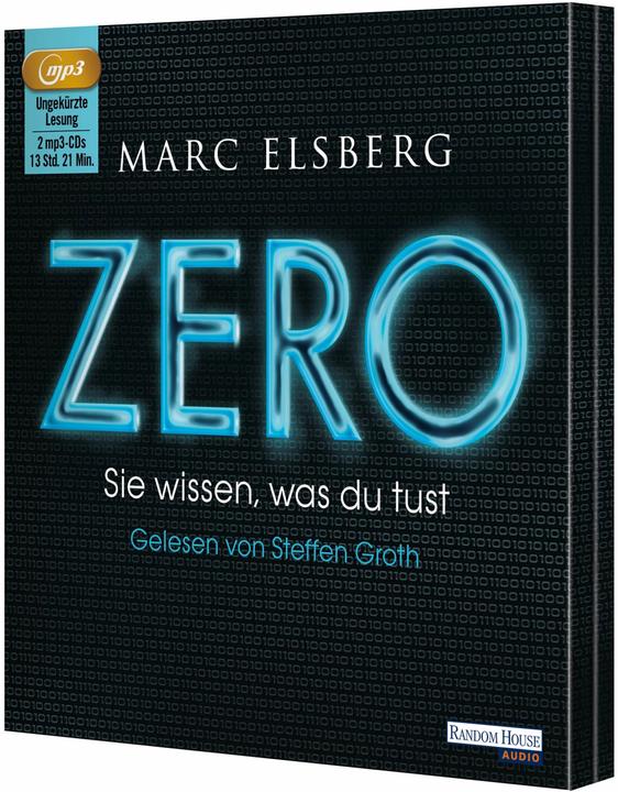 Produktbild ZERO - Sie wissen, was du tust (Marc Elsberg, Deutsch)