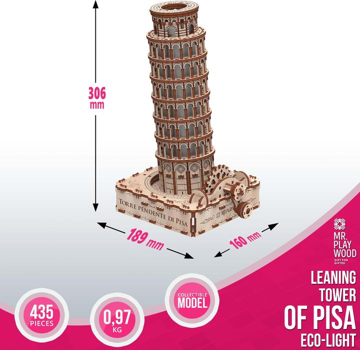 Immagine prodotto Mr Playwood : Torre pendente di Pisa - Ecolight