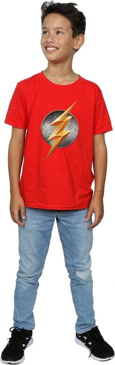 Image du produit - T-shirt JUSTICE LEAGUE MOVIE FLASH EMBLEM - Garçon (152, 158)