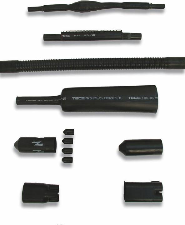 Actual product image Cimco Connection shrink sleeves for press connectors or screw connectors 1kV 6-25