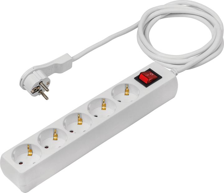 Produktbild As - Schwabe Steckdosenleiste (5 x, CEE 7/3, 2 m)