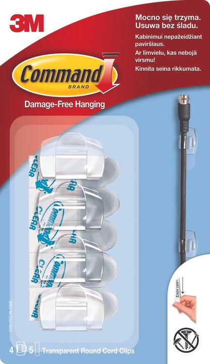 Actual product image Staples Organiser Uchwyt Przezroczysty 4 sztuki (0920) (170 mm, 4 pcs.)