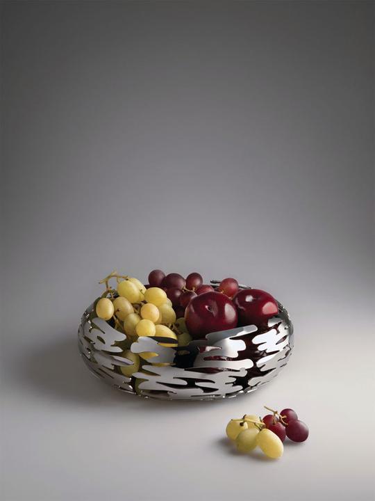 Produktbild Alessi Obstschale BARKNEST platin (Ø 21 x 7 cm)